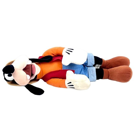 Disney Parks Goofy Plush Toy 18 1/2" Authentic Original Gone Fishing Outfit EUC - Picture 8 of 10